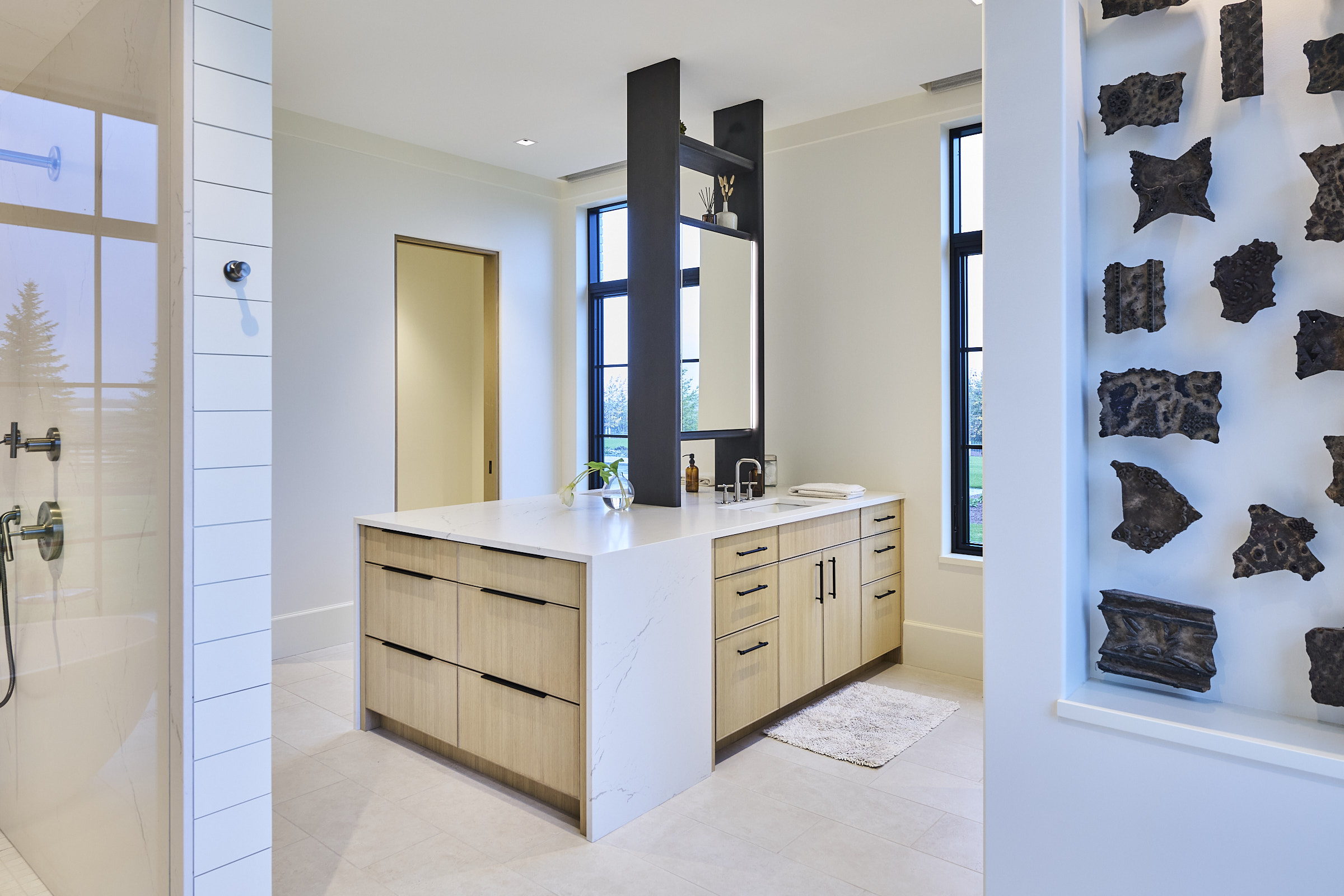 Custom Millwork: Custom Cabinetry Bathroom 166